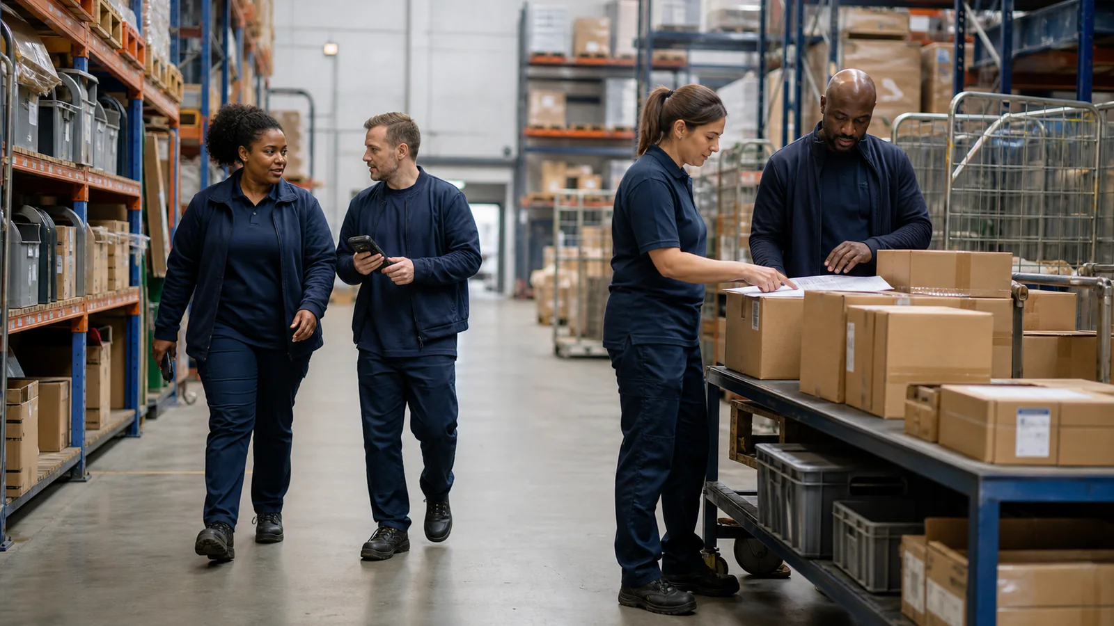 PickPackFlow warehouse team working across the fulfilment floor